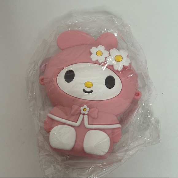 My Melody Rubber Small Coin Purse NEW - Picture 2 of 7